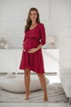 Tehotenské šaty na dojčenie Lovely Dress, Red with Dots