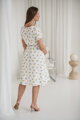 Tehotenské šaty na dojčenie Lovely Midi Dress White with Lemons SS
