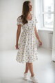 Tehotenské šaty na dojčenie Lovely Midi Dress White with Lemons SS