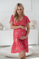 Tehotenské šaty na dojčenie Lovely Dress Coral SS