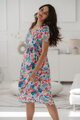 Tehotenské šaty na dojčenie Lovely Midi Dress Light Paisley SS