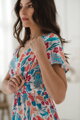 Tehotenské šaty na dojčenie Lovely Midi Dress Light Paisley SS