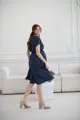 Tehotenské šaty na dojčenie Lovely Midi Dress Navy SS