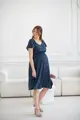Tehotenské šaty na dojčenie Lovely Midi Dress Navy SS