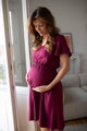 Tehotenské šaty na dojčenie Lovely Midi Dress Raspberry SS