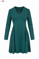 Tehotenské šaty Mama Bottle Green, dlhý rukáv