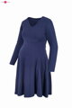 Tehotenské šaty Mama Navy, dlhý rukáv