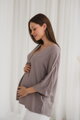 Tehotenská a dojčiaca blúzka Mamafullness Beige