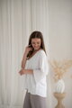 Tehotenská a dojčiaca blúzka Mamafullness White