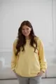Tehotenská a dojčiaca oversized mikina Milk It Easy Yellow