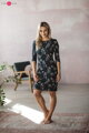 Šaty na dojčenie Milky Dress 3/4 Navy Flowers