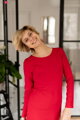 Šaty na dojčenie Milky Dress Red LS