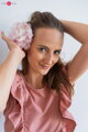 Tričko, blúzka na dojčenie Milky Waves Herbal Rose, kr.rukáv