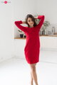 Tehotenské šaty na dojčenie Milky Way Dress 7/8 Red
