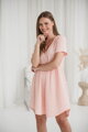 Tehotenská mušelínová nočná košeľa Aurora Sweet Pink