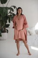 Bambusová nočná košeľa na dojčenie Moon Herbal Rose