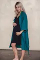 Bambusová nočná košeľa na dojčenie Moon Black