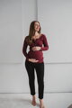 Tehotenské elegantné nohavice Black