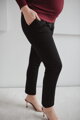 Tehotenské elegantné nohavice Black