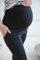 Tehotenské elegantné nohavice GraceFit Mama Navy