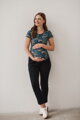 Tehotenské elegantné nohavice GraceFit Mama Navy
