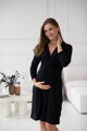 Tehotenské šaty Loop Dress 7/8 Black
