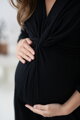 Tehotenské šaty na dojčenie Loop Dress 7/8 Black