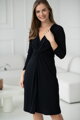 Tehotenské šaty na dojčenie Loop Dress 7/8 Black