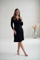 Tehotenské šaty Loop Dress 7/8 Black