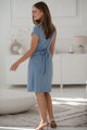 Tehotenské šaty na dojčenie Loop Dress Blue SS