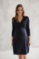 Tehotenské šaty na dojčenie Loop Dress 7/8 Navy