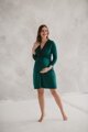 Tehotenské šaty na dojčenie Loop Dress 7/8 Bottle Green