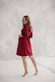 Tehotenské šaty na dojčenie Loop Dress 7/8 Burgundy