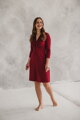 Tehotenské šaty na dojčenie Loop Dress 7/8 Burgundy