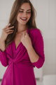 Tehotenské šaty na dojčenie Loop Dress 7/8 Fuchsia