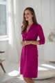 Tehotenské šaty na dojčenie Loop Dress 7/8 Fuchsia