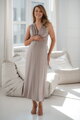 Tehotenské maxi šaty Loop Maxi Dress Cappuccino