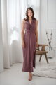 Tehotenské maxi šaty na dojčenie Loop Maxi Dress Rose Brown