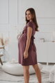 Tehotenské šaty na dojčenie Loop Dress Rose Brown SS