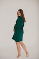 Tehotenské šaty na dojčenie Loop Dress 7/8 Bottle Green
