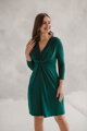 Tehotenské šaty na dojčenie Loop Dress 7/8 Bottle Green