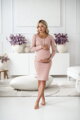 Tehotenské šaty na dojčenie Tummy Powder Pink