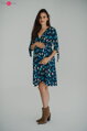 Tehotenské šaty na dojčenie Two Ways Midi Dress Navy Blue