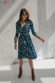 Tehotenské šaty na dojčenie Two Ways Midi Dress Navy Blue