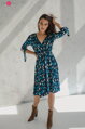Tehotenské šaty na dojčenie Two Ways Midi Dress Navy Blue
