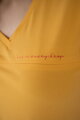 Tričko na dojčenie M-Shirt V-neck Yellow