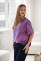 Tričko na dojčenie Mamahood Pink Stripes