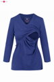 Tričko na dojčenie 7/8 Milk Shirt Navy