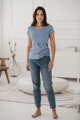 Tričko na dojčenie Milk Shirt Blue