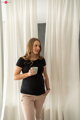 Tričko na dojčenie Milk Shirt Black